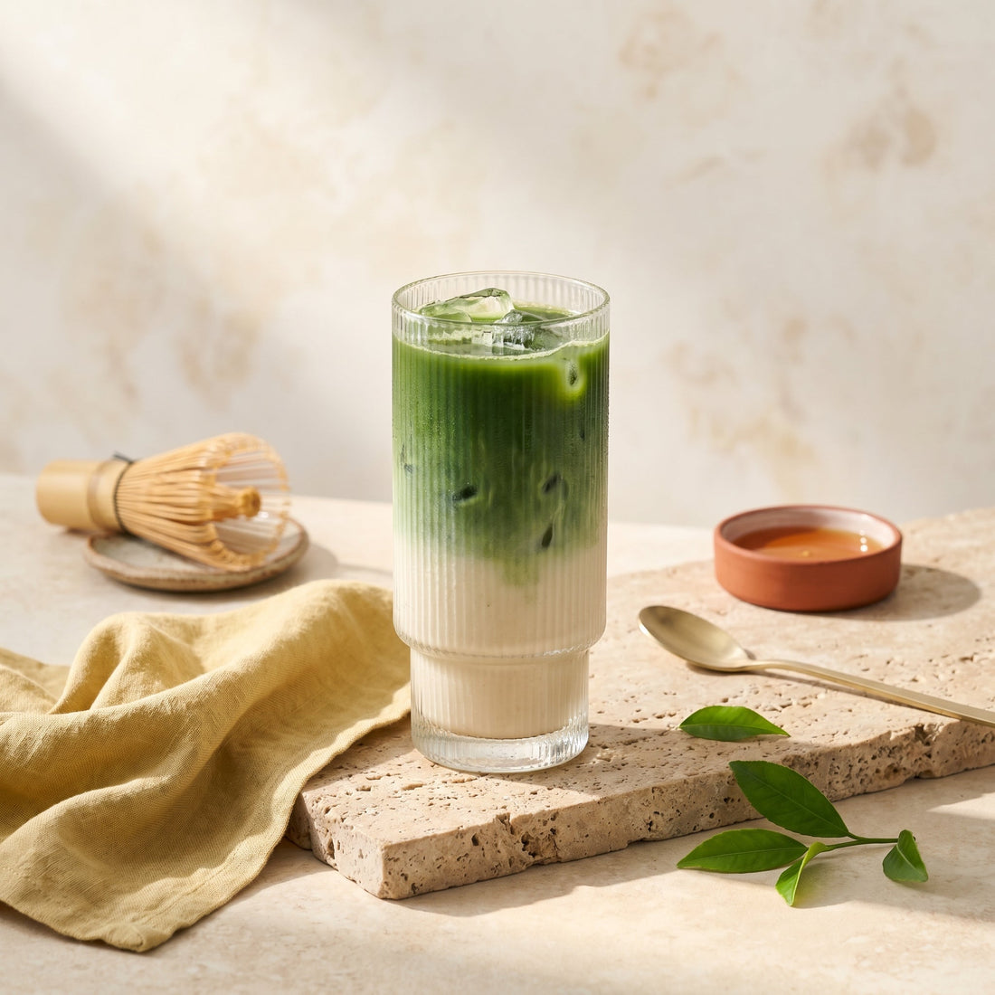 Iced Collagen Matcha Beauty Latte
