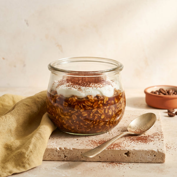Tiramisu Protein Overnight Oats