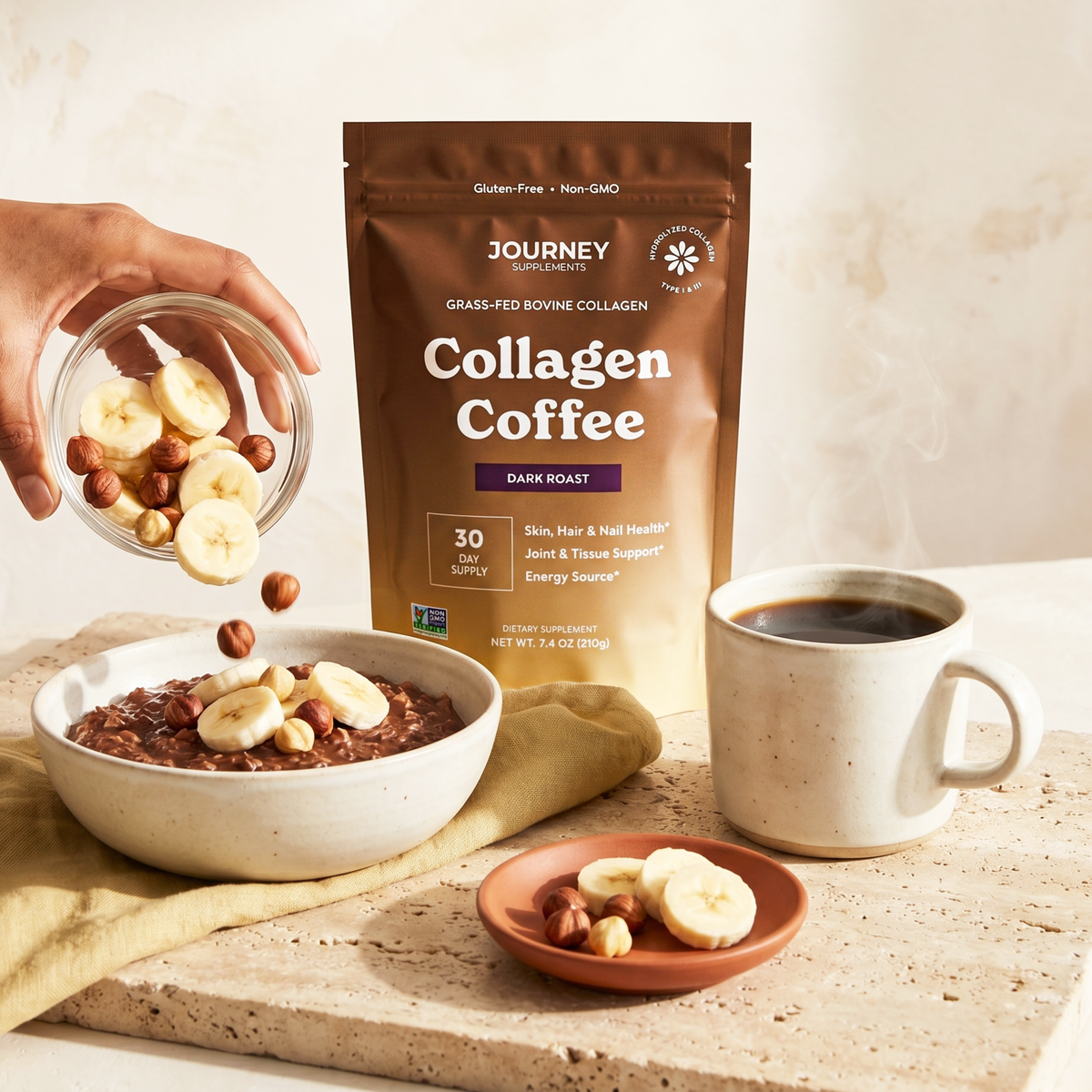 Dark Roast Collagen Coffee
