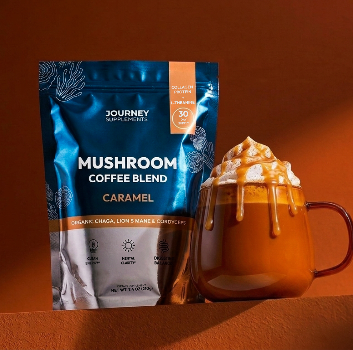 Mushroom coffee Caramel